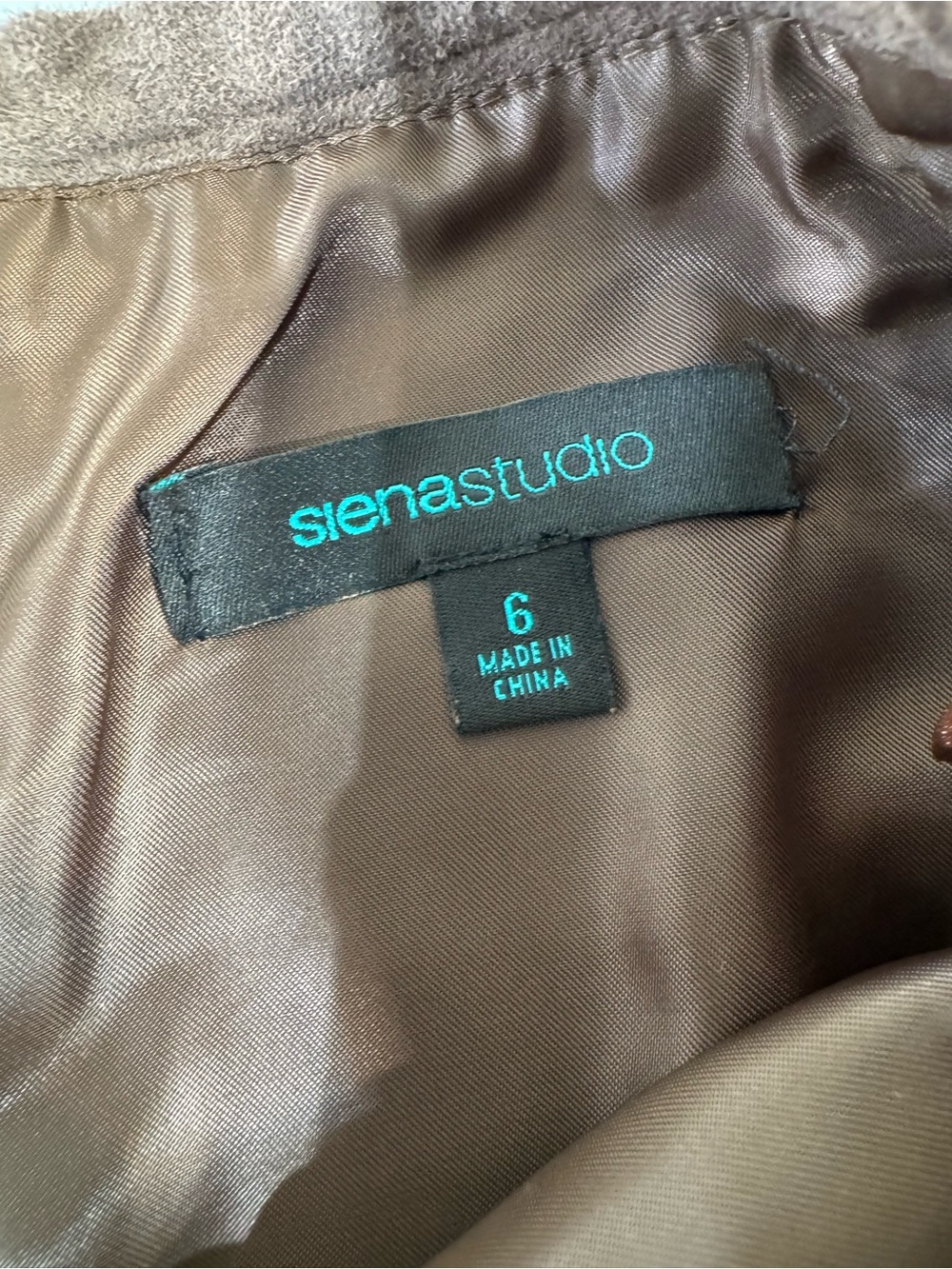 Siena Studio Vintage Suede Midi Skirt in Chocolate Brown 6 - Picture 6 of 11